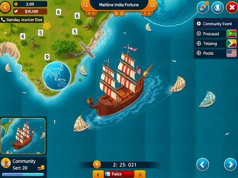 Maritime Indian Fortune trading interface